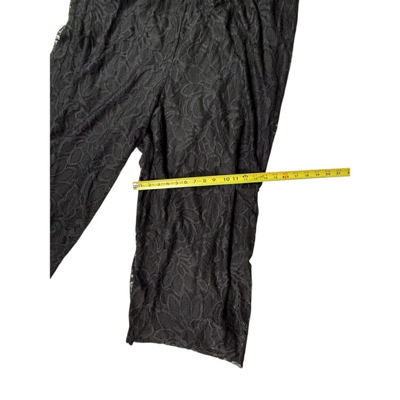 Dennis Basso Women's Pants Sz 3XP Regular Fully Lined Lace Black A675075 - Picture 14 of 14